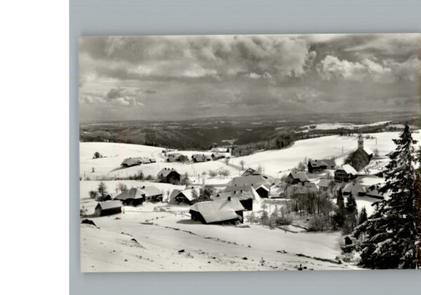 Dachsberg Suedschwarzwald Winter-Karte