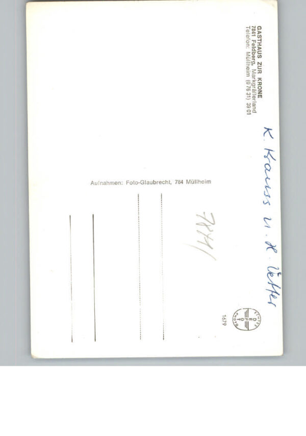 Feldberg Muellheim Gasthaus zur Krone – Bild 2