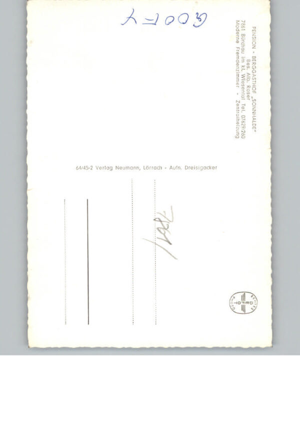 Buerchau Pension Sonnhalde – Bild 2
