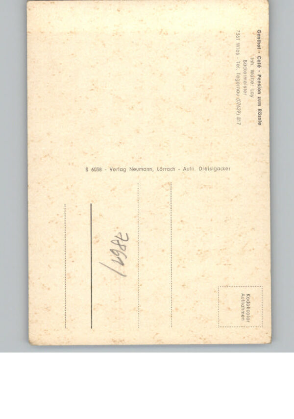 Wies Wiesental Gasthof zum Roessle – Bild 2