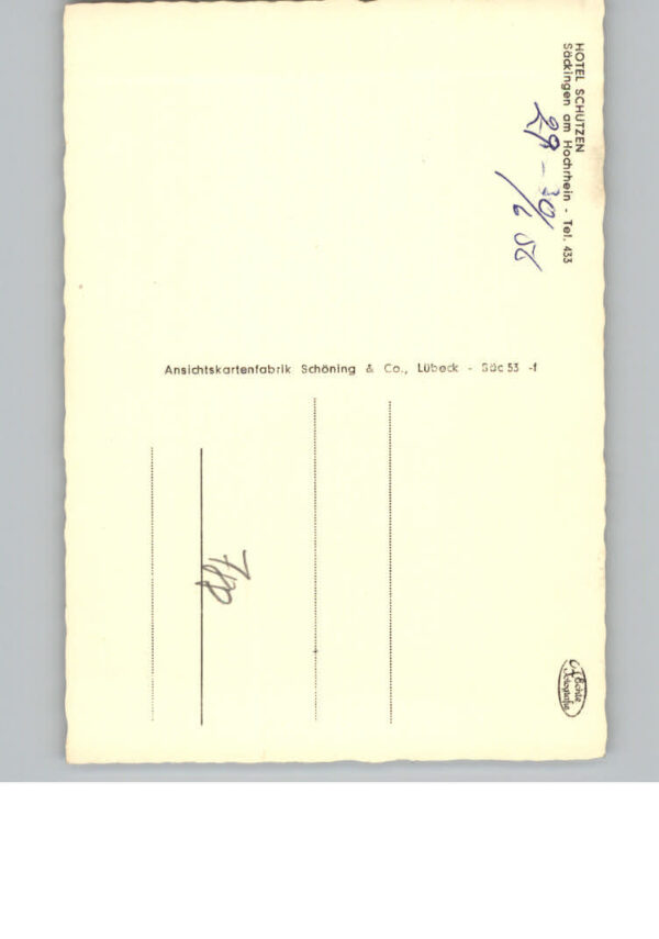 Bad  Saeckingen Hotel Schuetzen – Bild 2