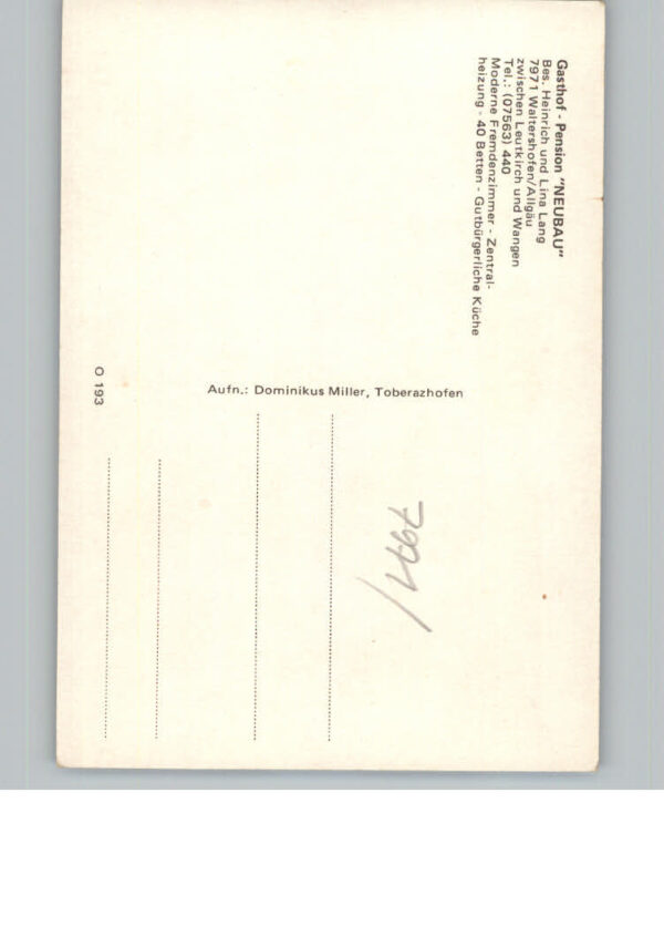 Waltershofen Wuerttemberg Gasthof neubau – Bild 2