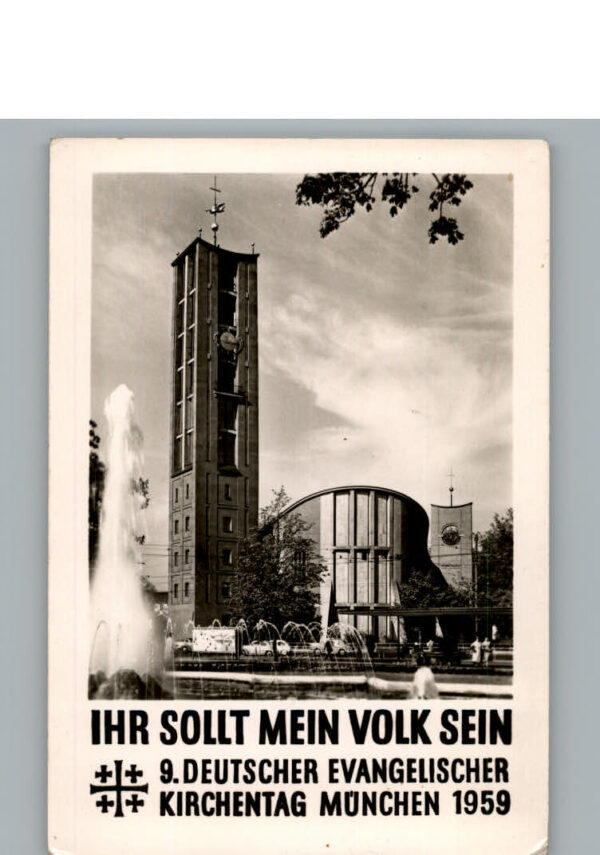 Muenchen 9. evangelischer Kirchentag 1959