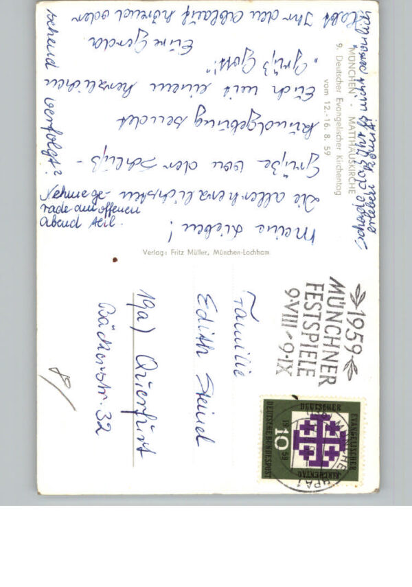 Muenchen 9. evangelischer Kirchentag 1959 – Bild 2