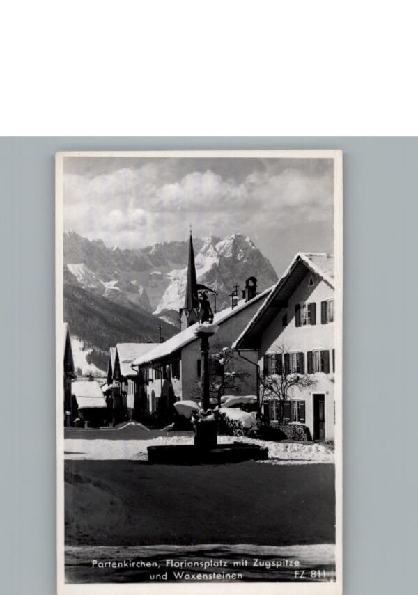 Partenkirchen Winter-Karte