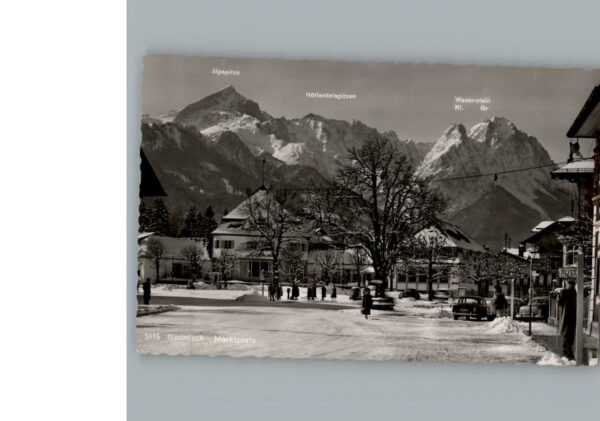 Garmisch-Partenkirchen Winter-Karte