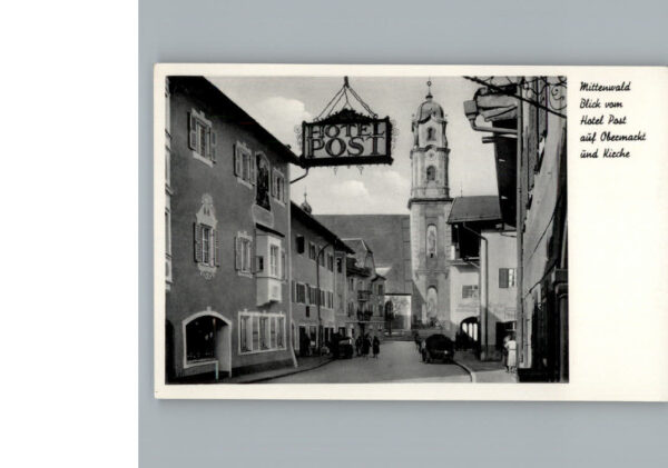 Mittenwald Bayern Hotel Post