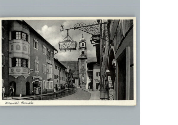 Mittenwald Bayern Hotel Post
