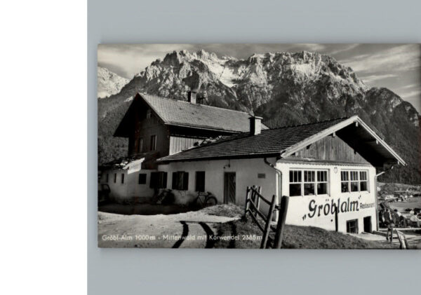 Mittenwald Bayern Restaurant Goeblalm