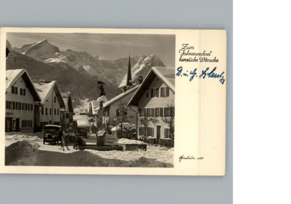 Garmisch-Partenkirchen Winter-Karte