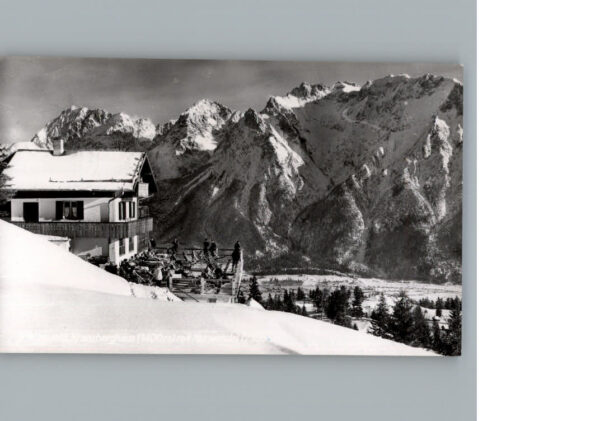Mittenwald Bayern Winter-Karte