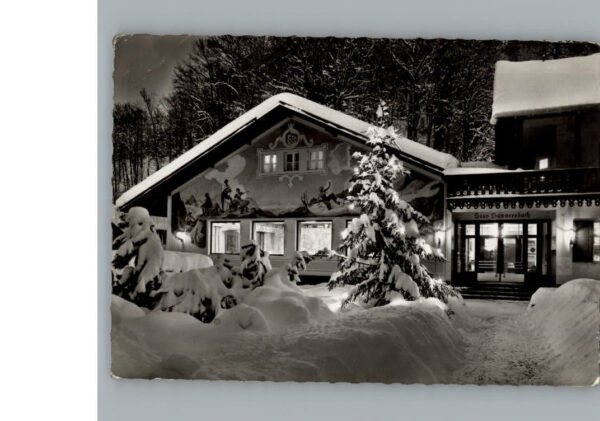 Grainau Winter-Karte Haus Hammersbach