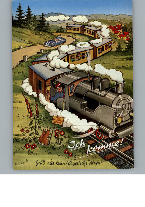 Kruen mit Leporello Eisenbahn