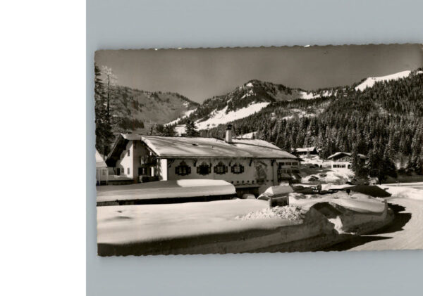 Spitzingsee Winter-Karte Gasthof St. Bernhard