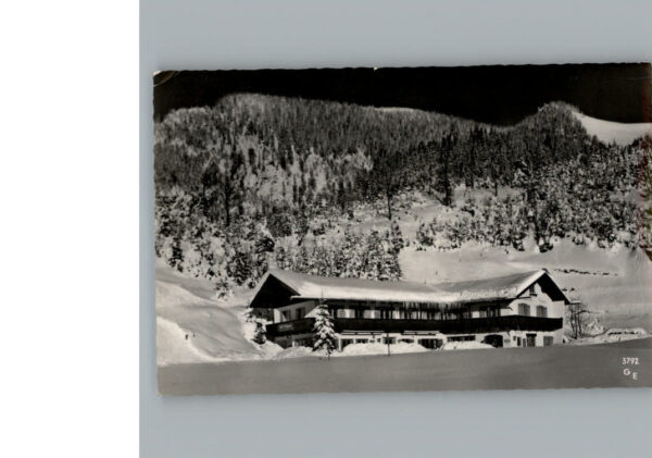 Spitzingsee Winter-Karte Hotel Florian