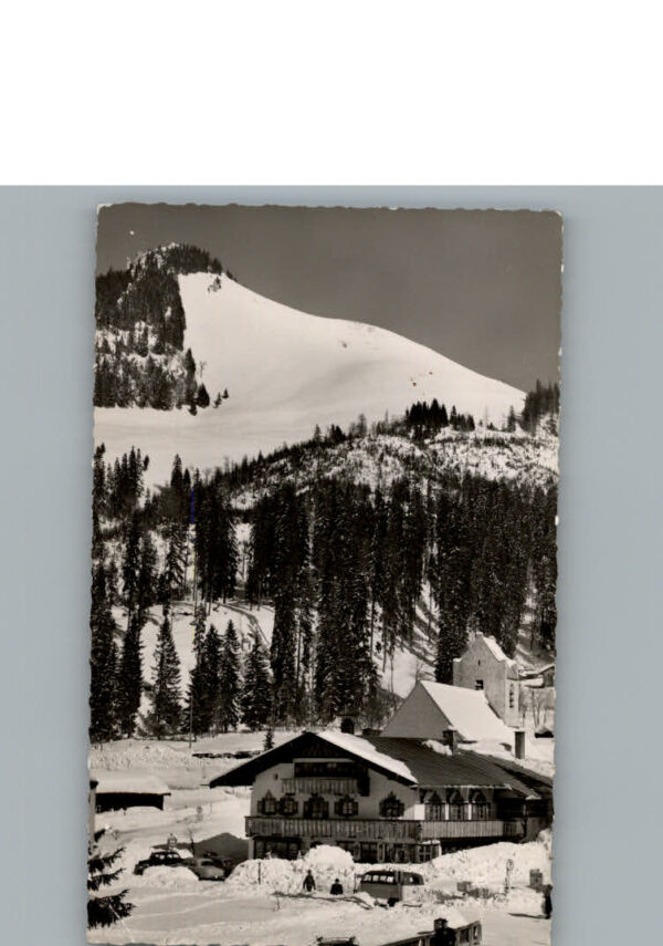 Spitzingsee Winter-Karte Postgasthof St. Bernhard