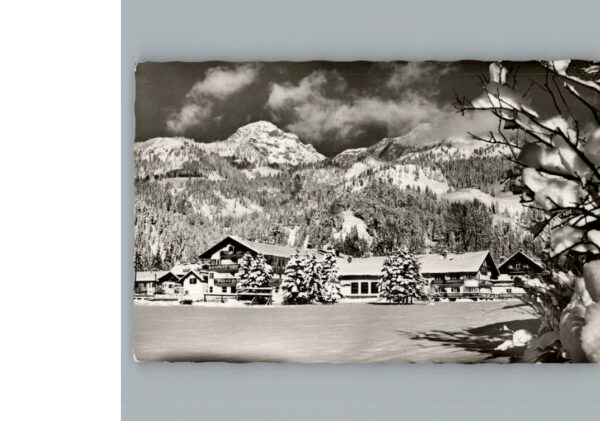 Bayrischzell Winter-Karte Hotel Zur Post
