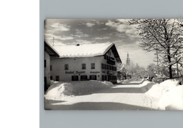 Reichersbeuern Winter-Karte Gasthof Neuwirt