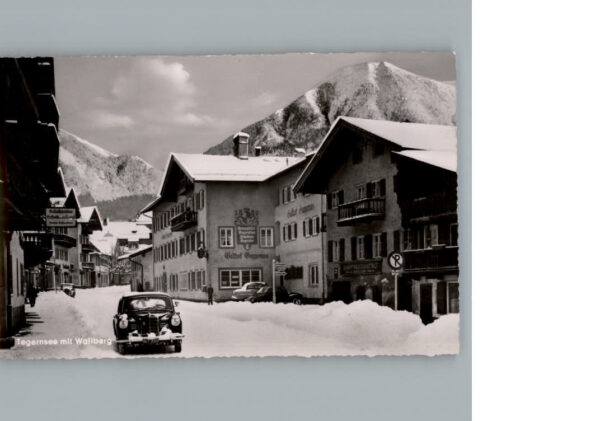 Tegernsee Winter-Karte
