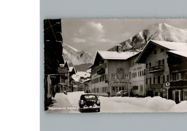 Tegernsee Winter-Karte