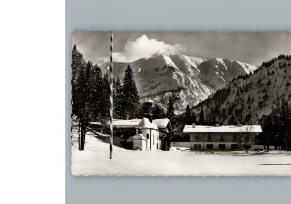 Kreuth Tegernsee Winter-Karte