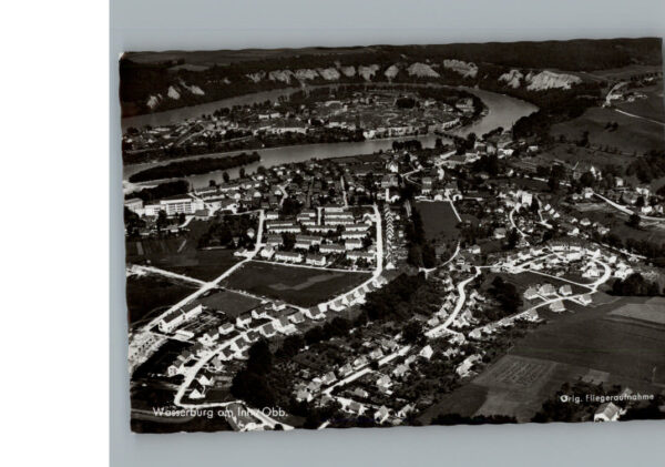 Wasserburg Inn Fliegeraufnahme