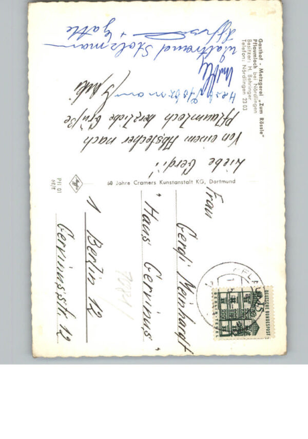Pflaumloch Gasthof Zum Roessle – Bild 2