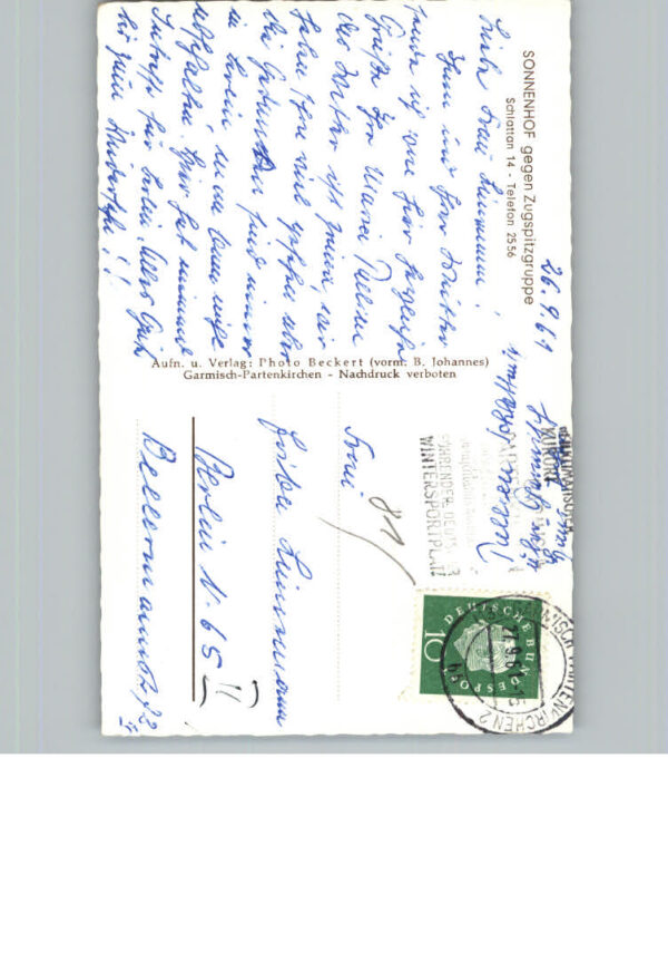 Garmisch-Partenkirchen Gasthof Sonnenhof – Bild 2