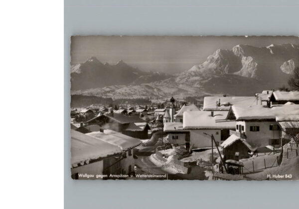Wallgau Winterkarte