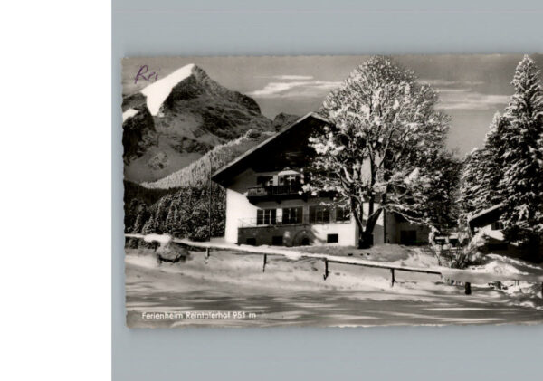 Garmisch-Partenkirchen Pension Reintalerhof Winterkarte