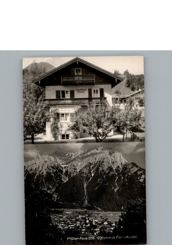 Mittenwald Bayern Landhaus Weber