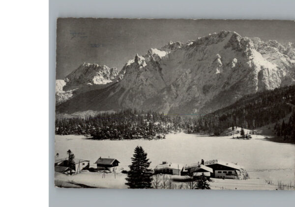 Mittenwald Bayern Winterkarte