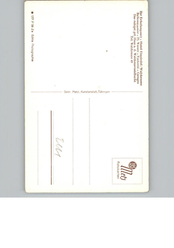 Walchensee Hotel Einsiedeln – Bild 2