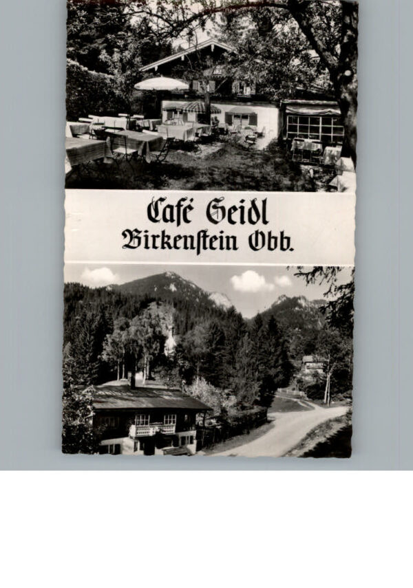 Birkenstein Cafe Seidl