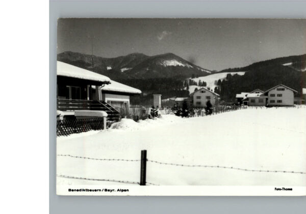 Benediktbeuern Winterkarte