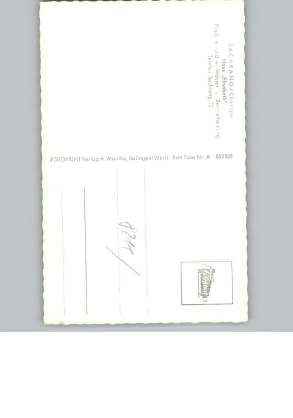 Sachrang Chiemgau Pension Elisabeth – Bild 2
