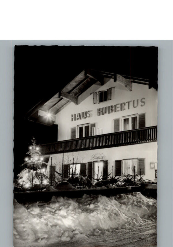 Schleching Hostel Haus Hubertus Winterkarte