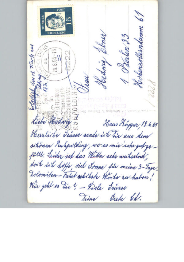 Ruhpolding Pension Kuepper – Bild 2