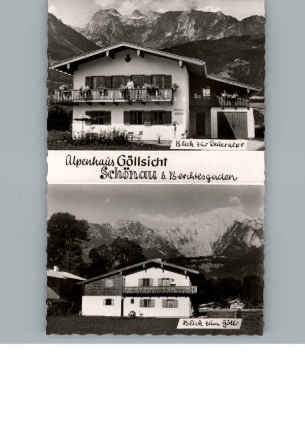 Schoenau Koenigssee Gasthaus Goellsicht