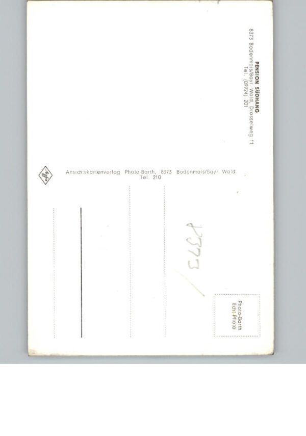 Bodenmais Winterkarte Pension Suedhang – Bild 2