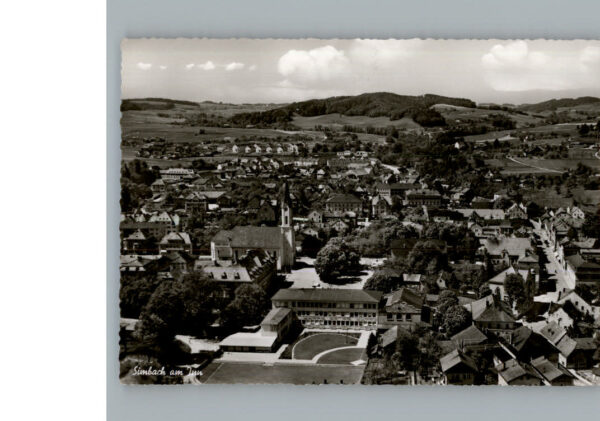 Simbach Inn Fliegeraufnahme