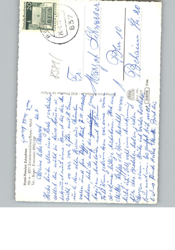 Bayerisch Eisenstein Hotel Pension Schachten – Bild 2
