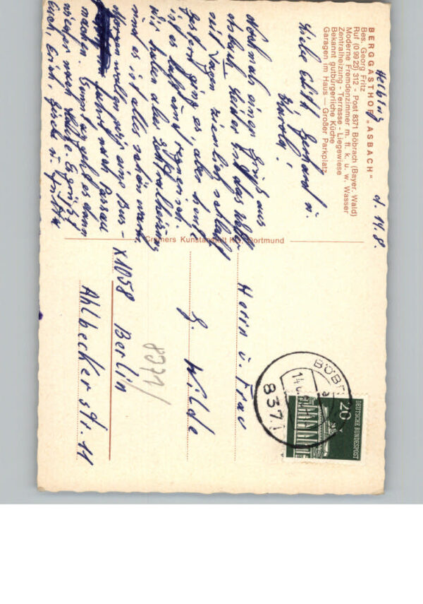 Boebrach Bergasthof Asbach – Bild 2