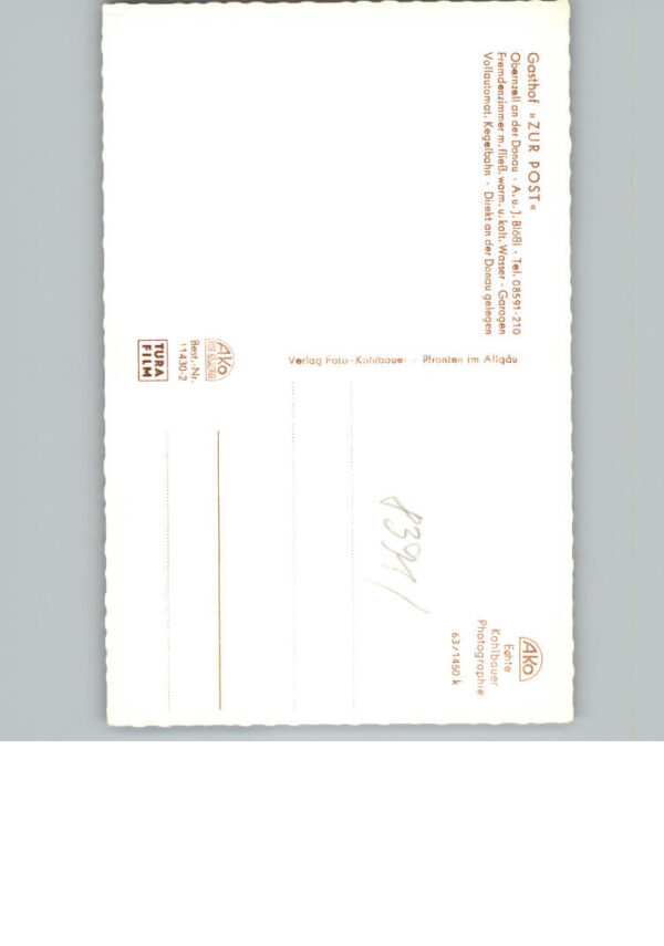 Obernzell Gasthof zur Post – Bild 2