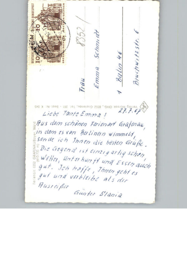 Grafenau Niederbayern Ortsansicht – Bild 2