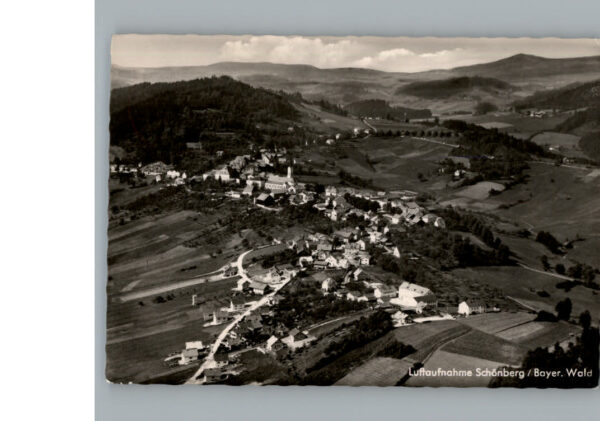 Schoenberg Bayerischer Wald Luftbild