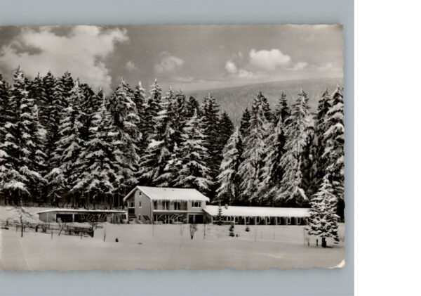 Bayerisch Eisenstein Winter-Karte
