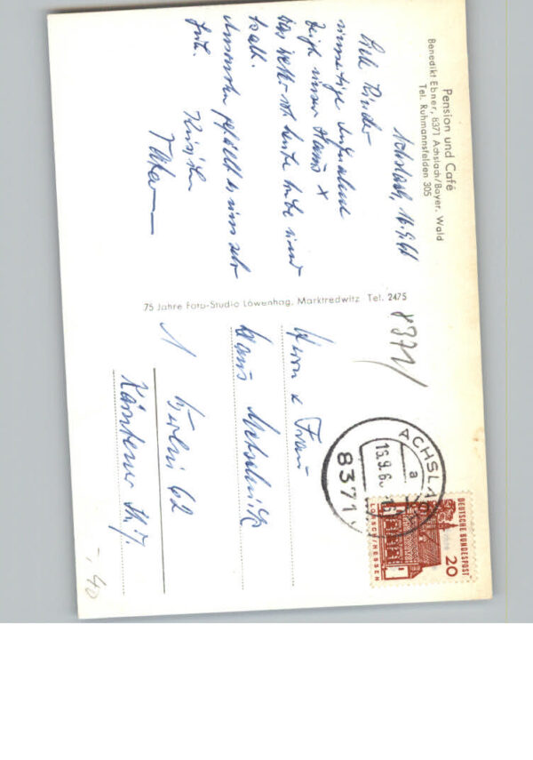 Achslach Pension Ebner – Bild 2