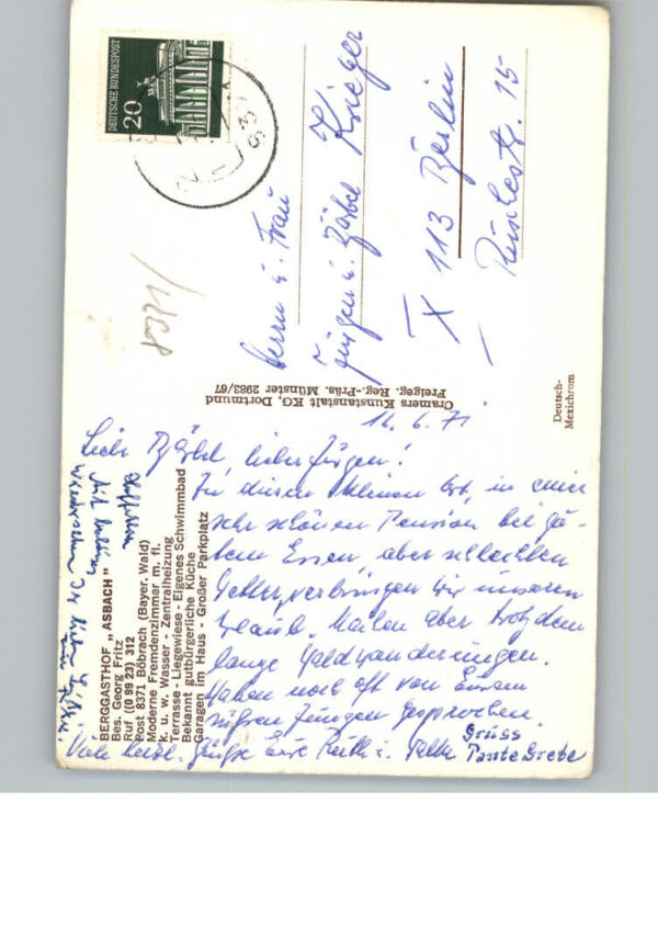 Boebrach Gasthof Asbach – Bild 2