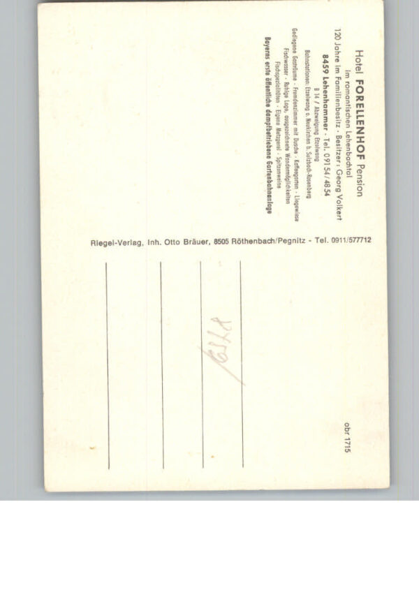 Lehenhammer Hotel Forellenhof – Bild 2